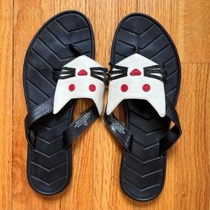 Karl Lagerfeld Jouy Cat sandals / flip-flops